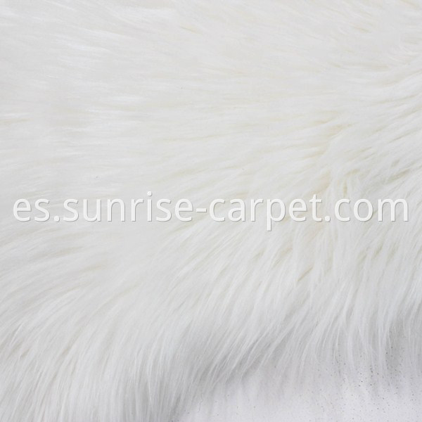 Faux Furs Rug flooring home deco white color